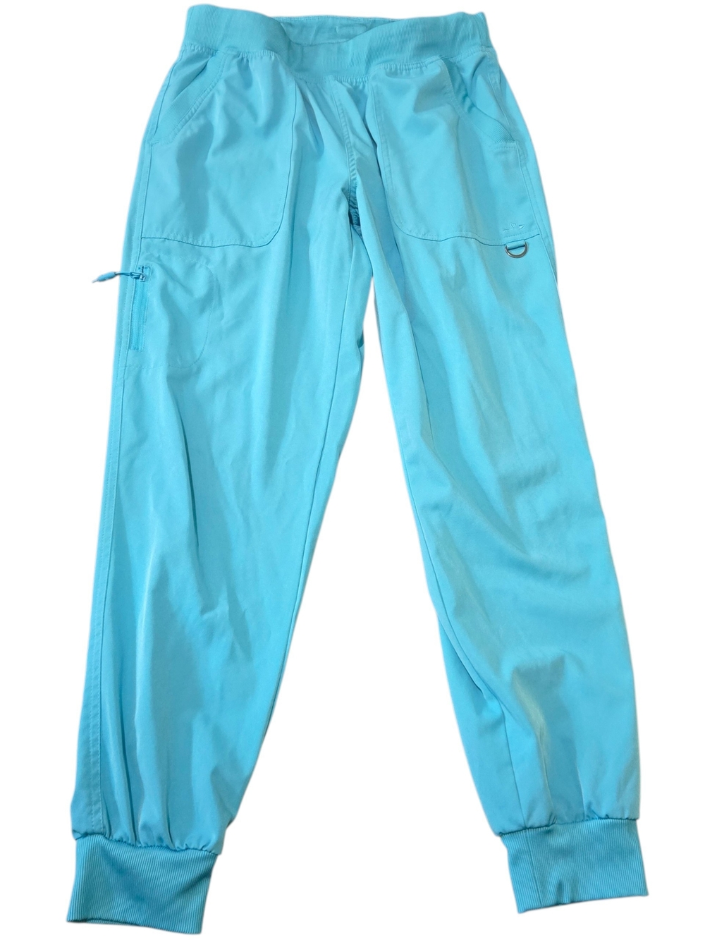 Women’s Ava Therese Light Aqua Jogger Scrub Pants Medium